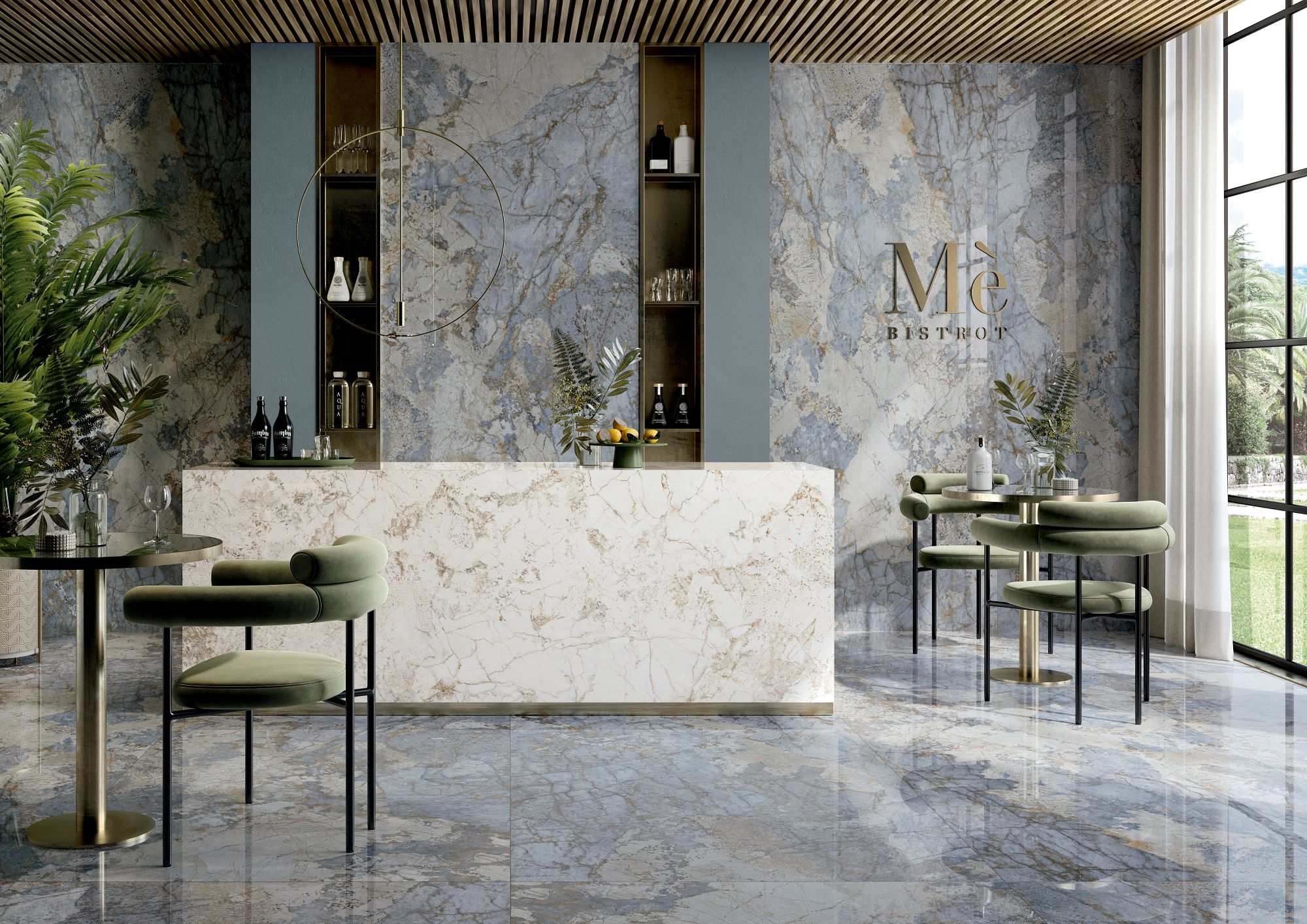 Wandfliese GEMSTONE Ocean 120 x 280