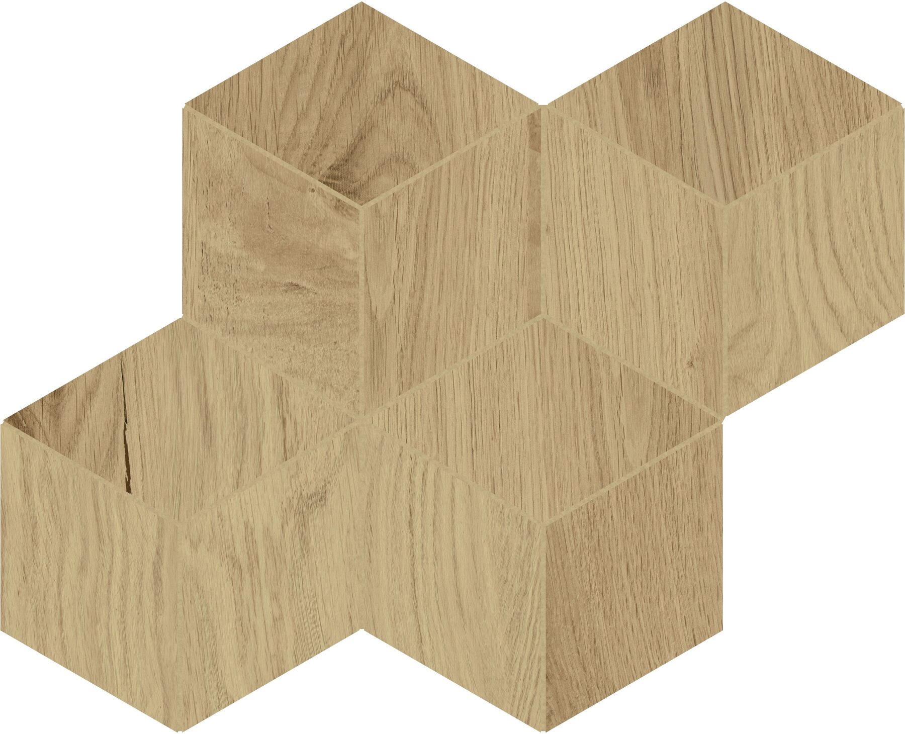Mosaik Essenze Rombo quercia 30x25