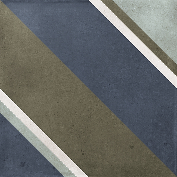Wandfliese SMALL Diagonal navy 10x10