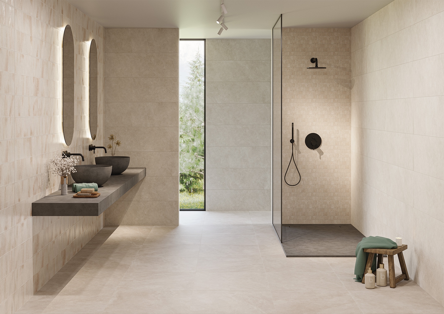 Wandfliese LUNE beige 30x90