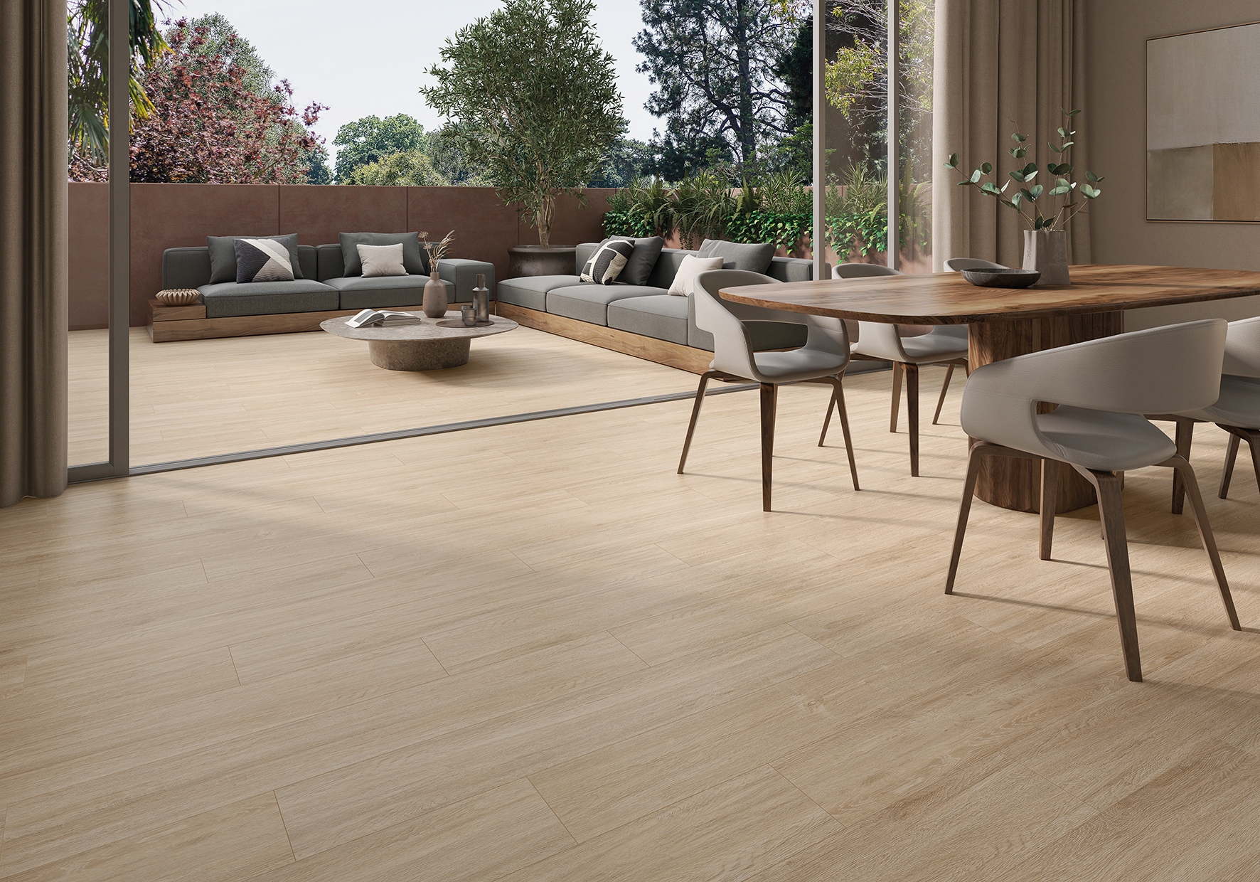 Bodenfliese TIKAL oak 23x120