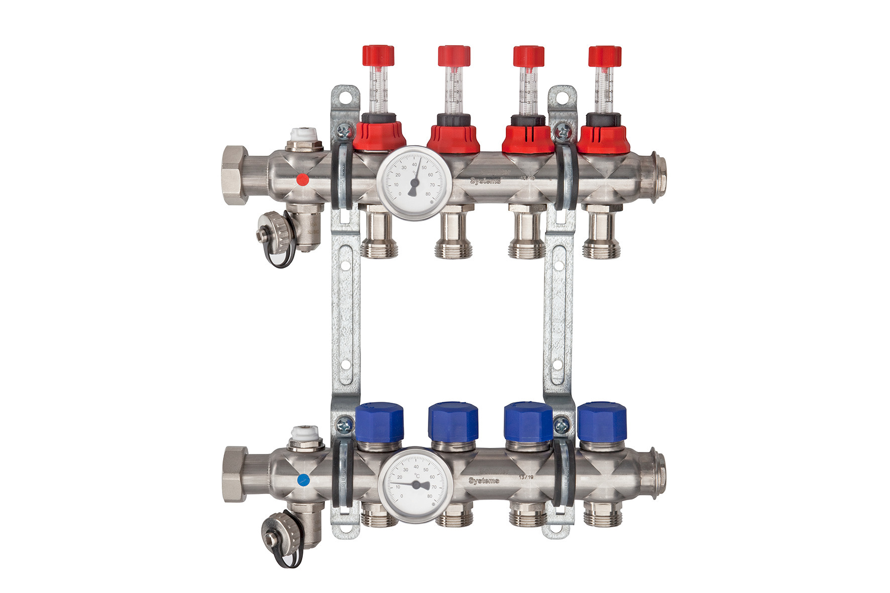 BEKOTEC-THERM-HV 4-fach mit Thermometer