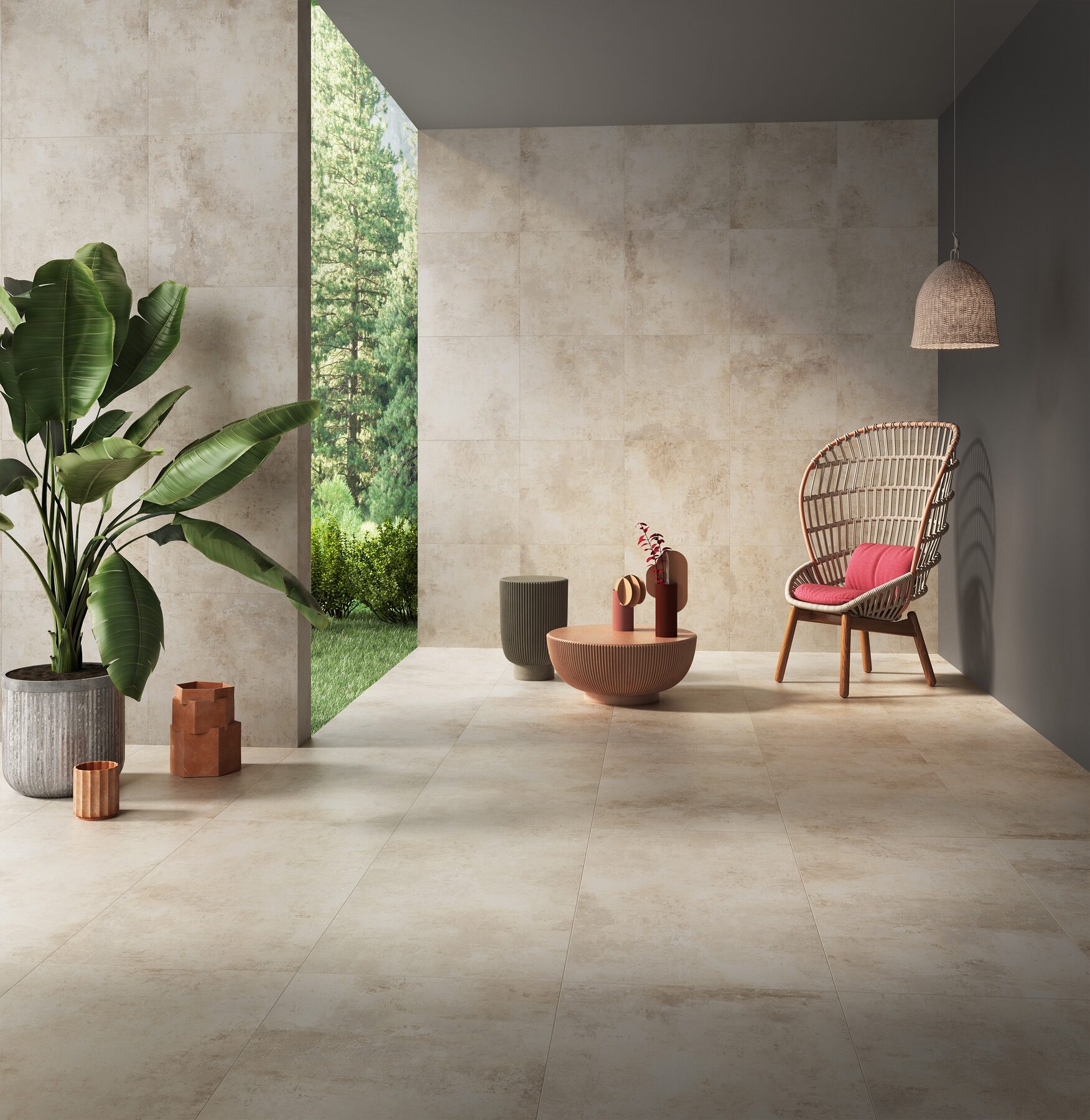 Bodenfliese Paint beige 60x120
