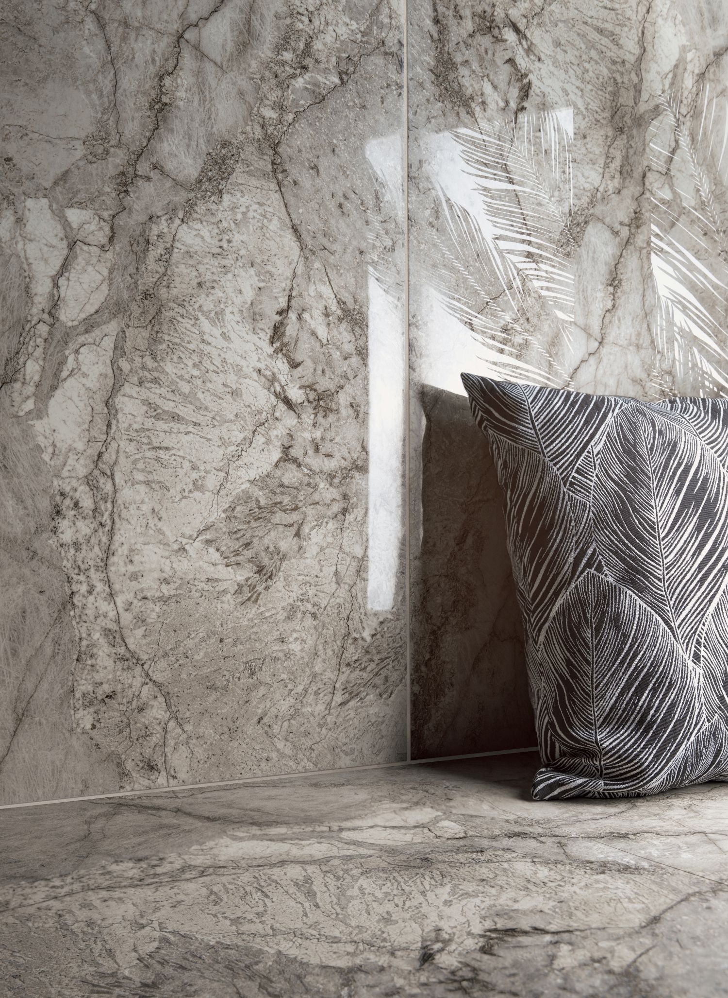 Wandfliese GEMSTONE Grey 120 x 280