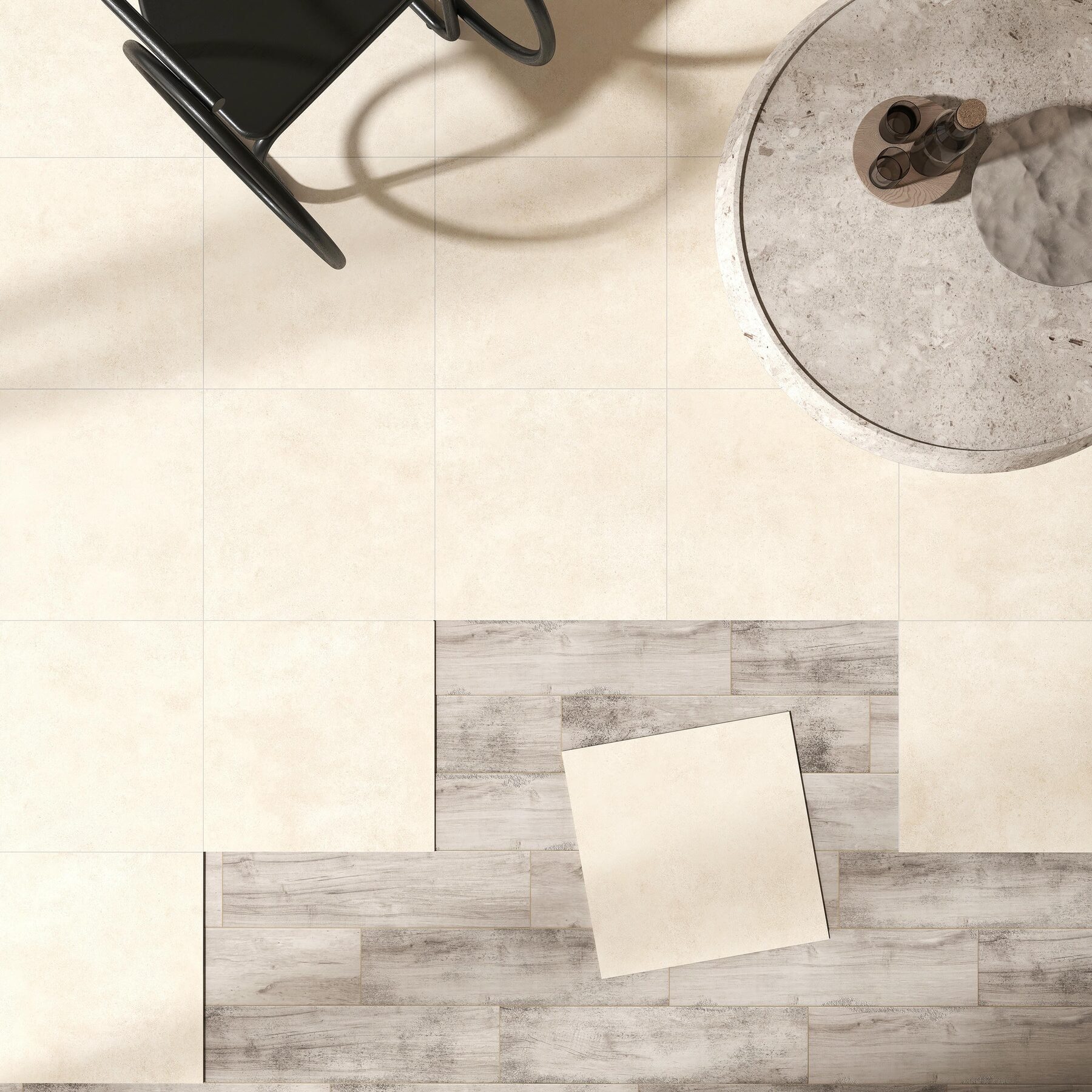 Bodenfliese MADISON ivory 60x60 (R10B)