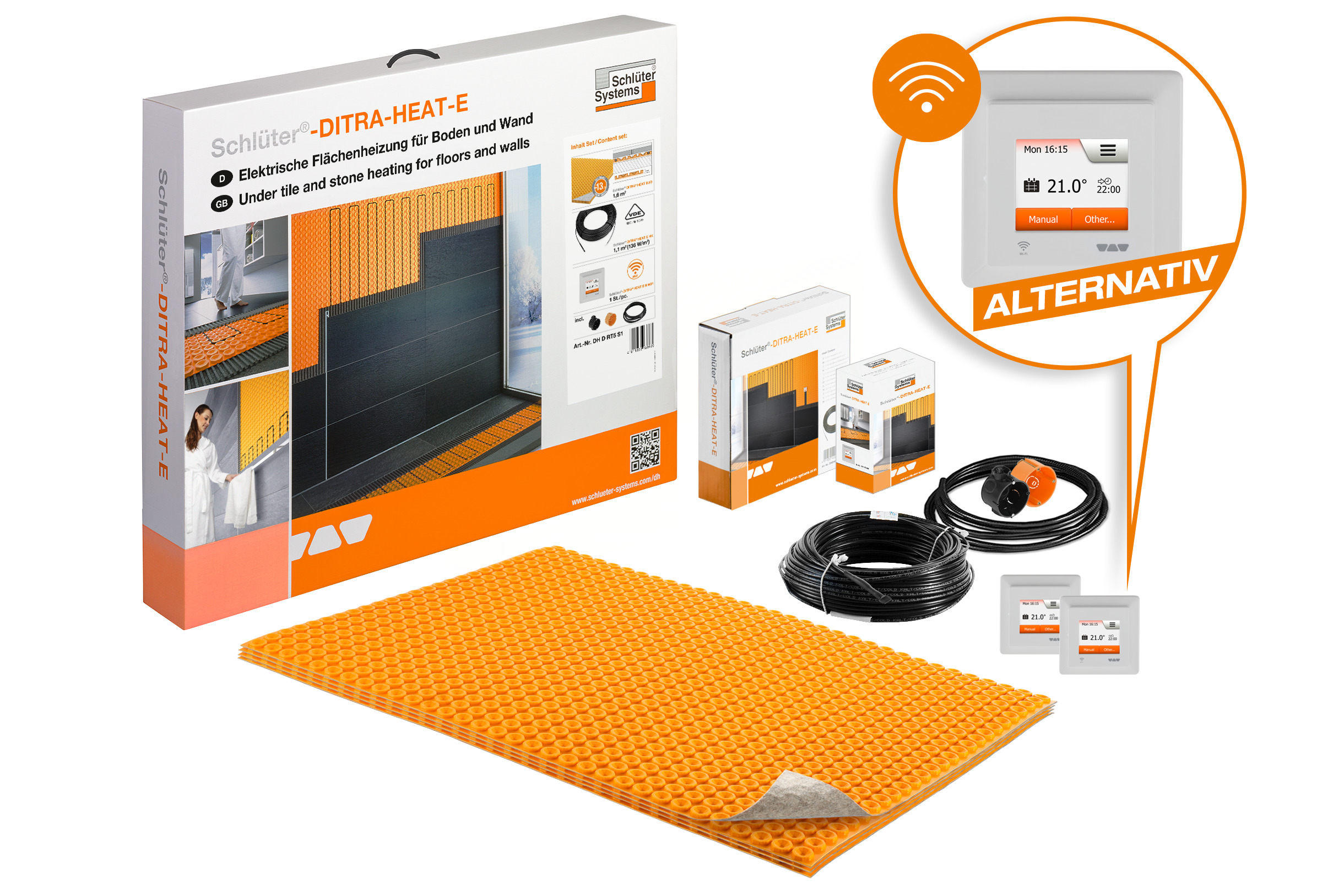 DITRA-HEAT-E DUO Set 2,3m²