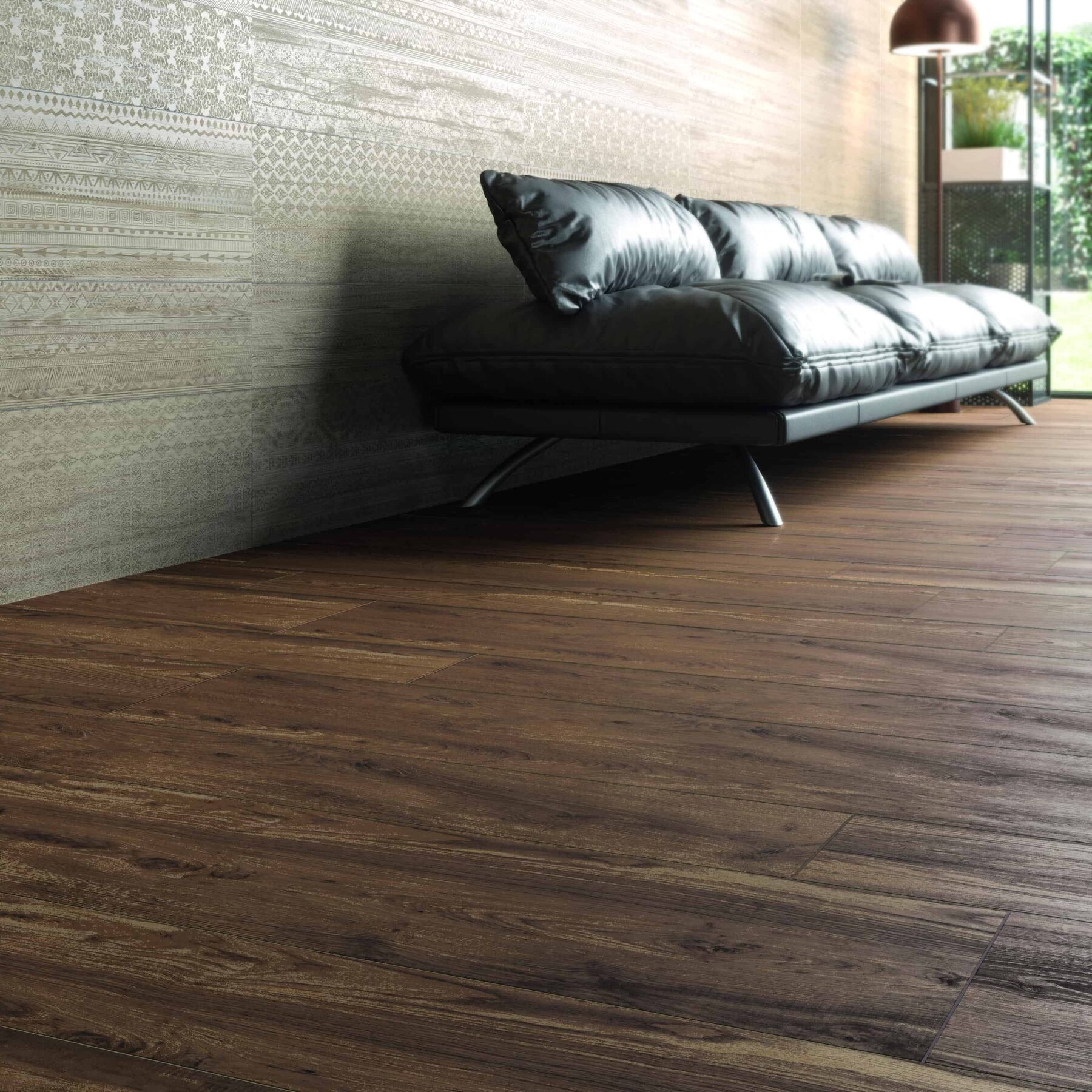 Bodenfliese RUSTIC nut 20x120