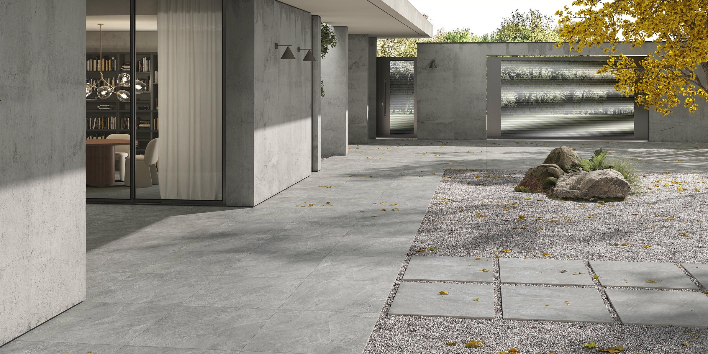Outdoor-Fliese J.U.S.T. grey 80x80