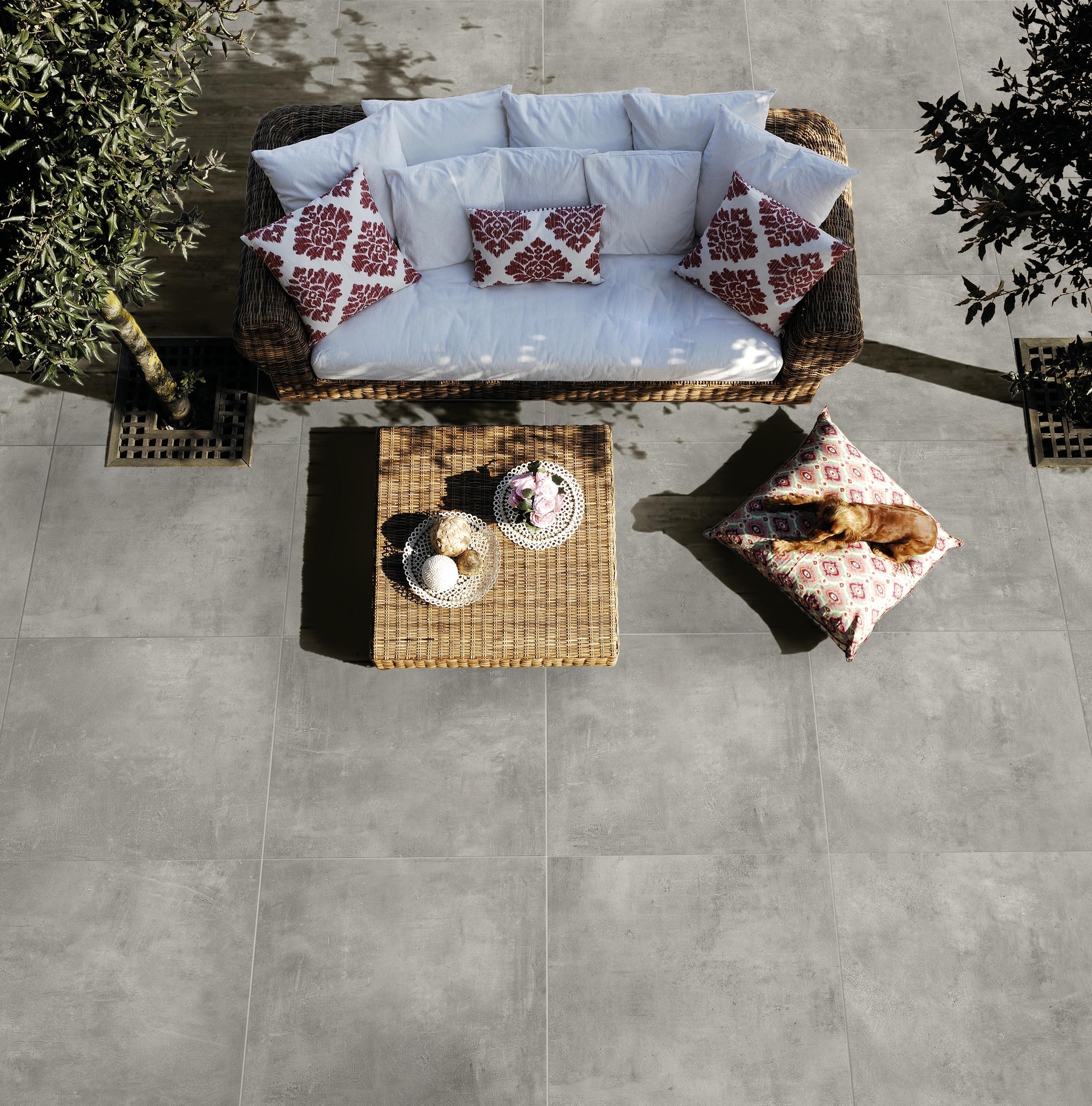 Outdoor-Fliese MONTANA grigio 60x120