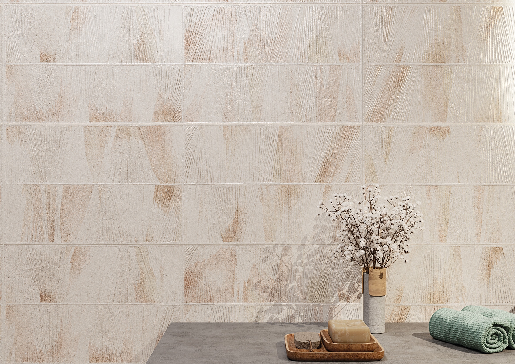 Wandfliese LUNE Art beige 30x90