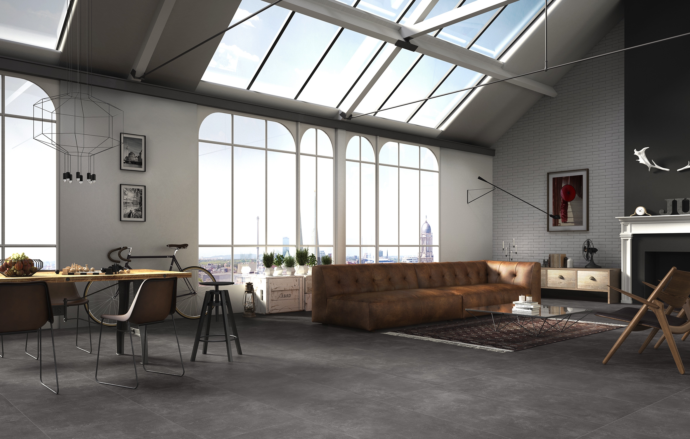 Bodenfliese STILE URBANO Ferro 60x120