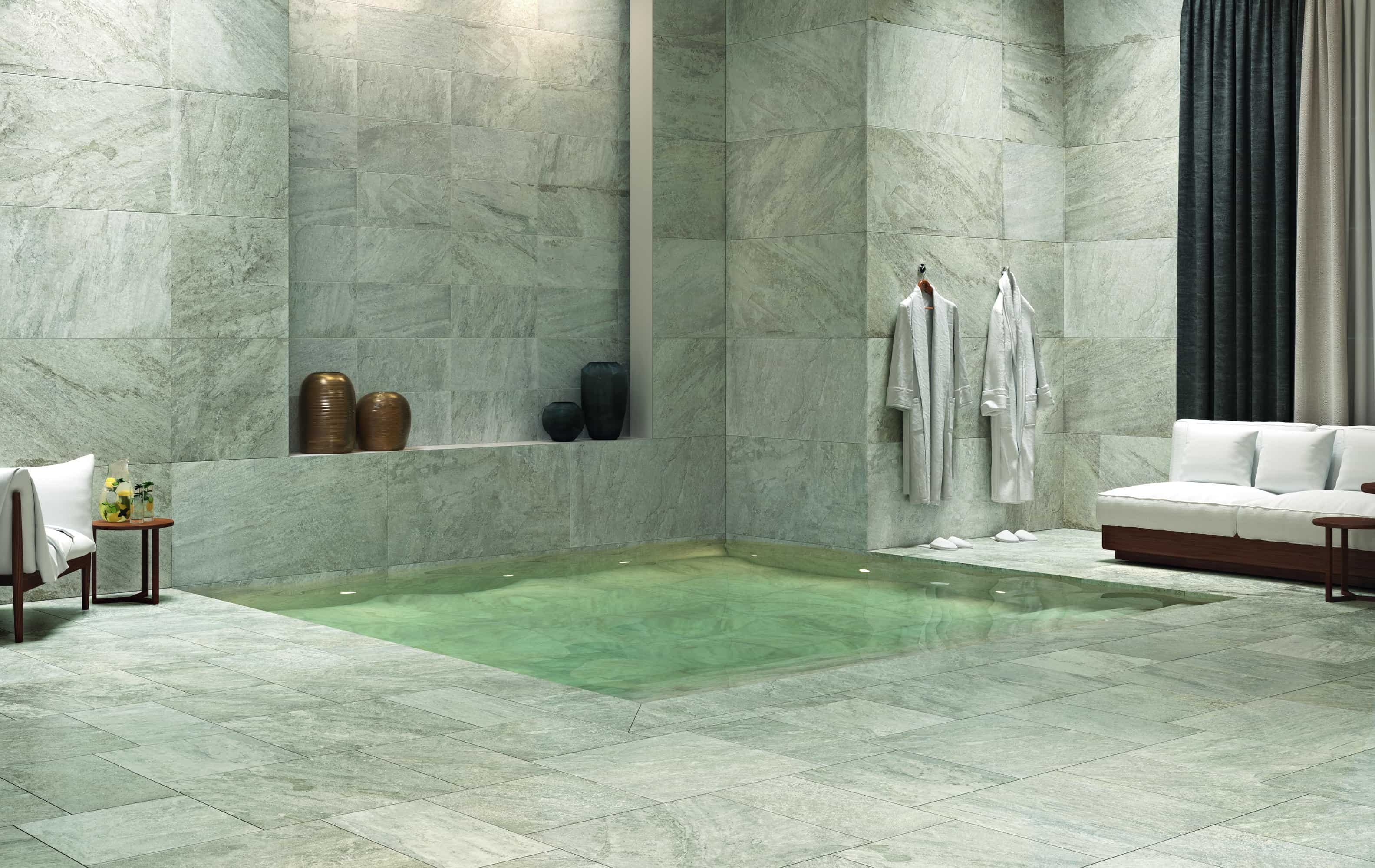 Outdoor-Fliese QUARTZ silver 60x120