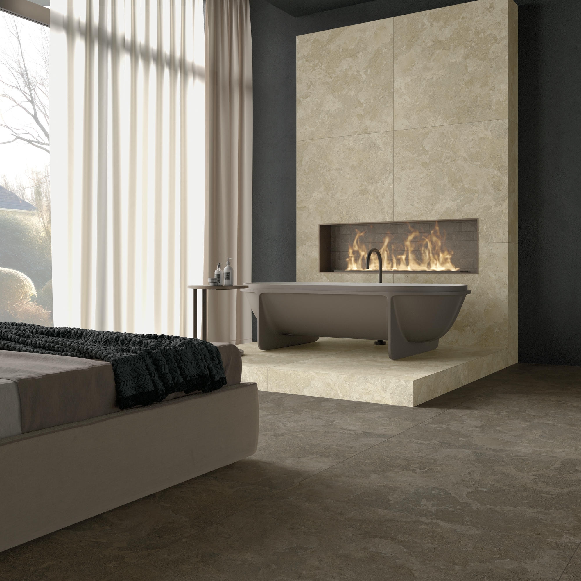 Bodenfliese Viken beige 60 x 60