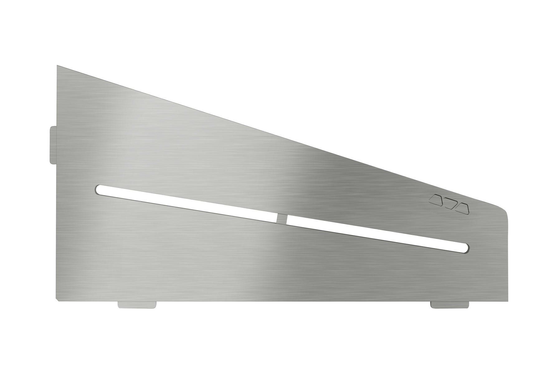SHELF-E-S3 154x295mm Pure edelstahl gebür