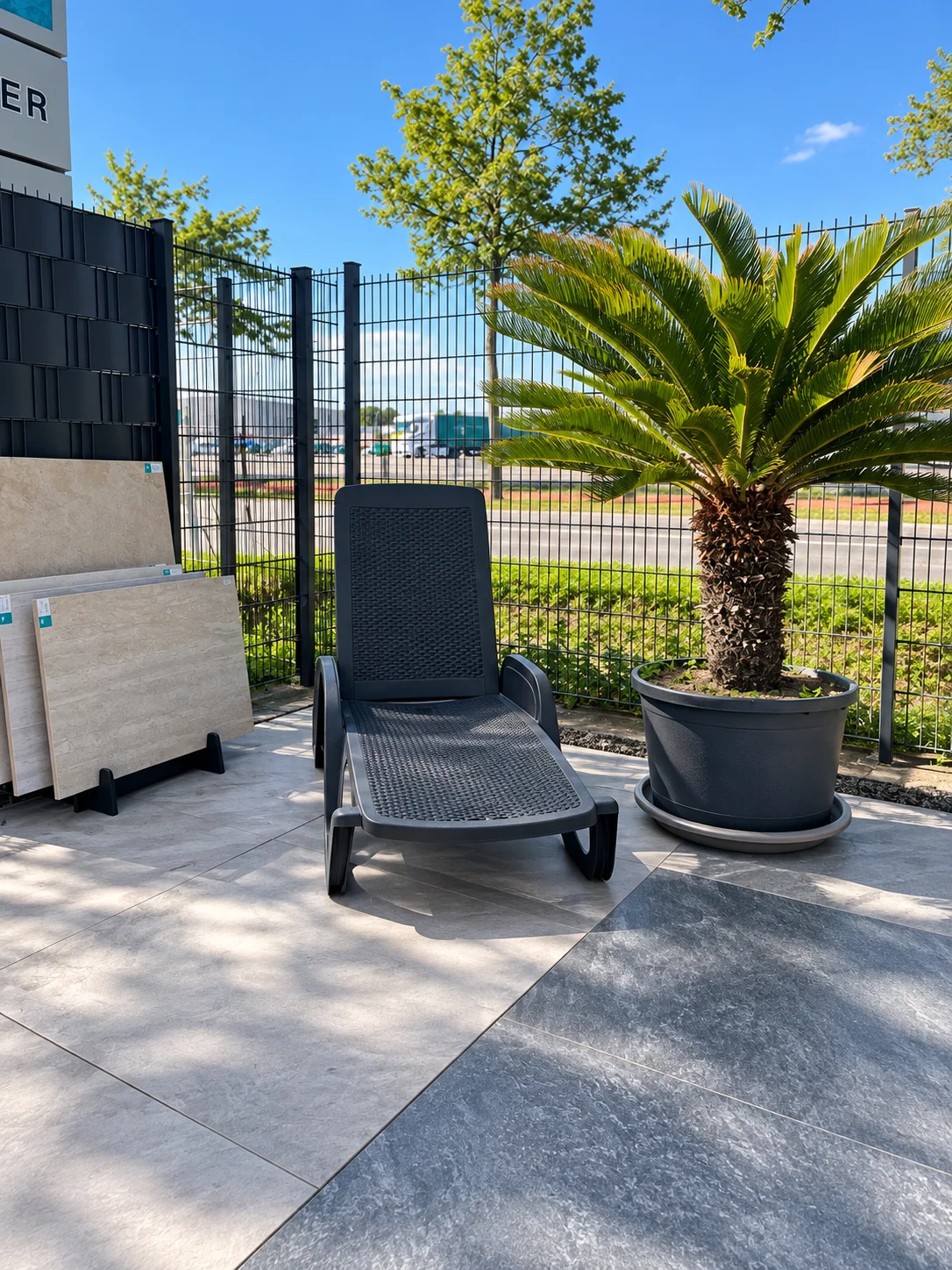 Terrassenplatten Ausstellung