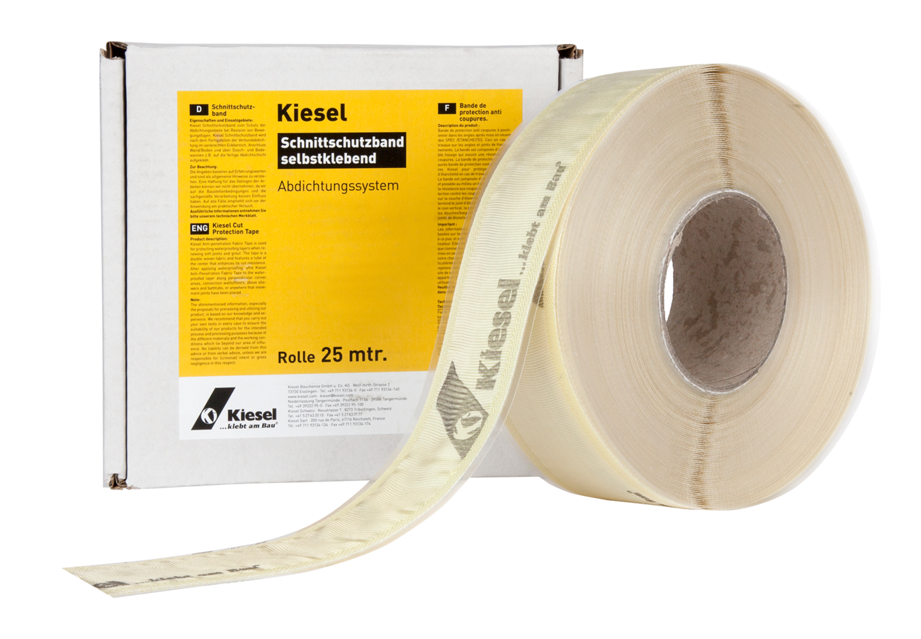 KIESEL SCHNITTSCHUTZBAND 25 M ROLLE
