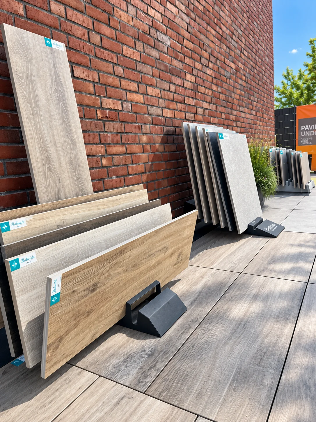 Terrassenfliesen Ausstellung