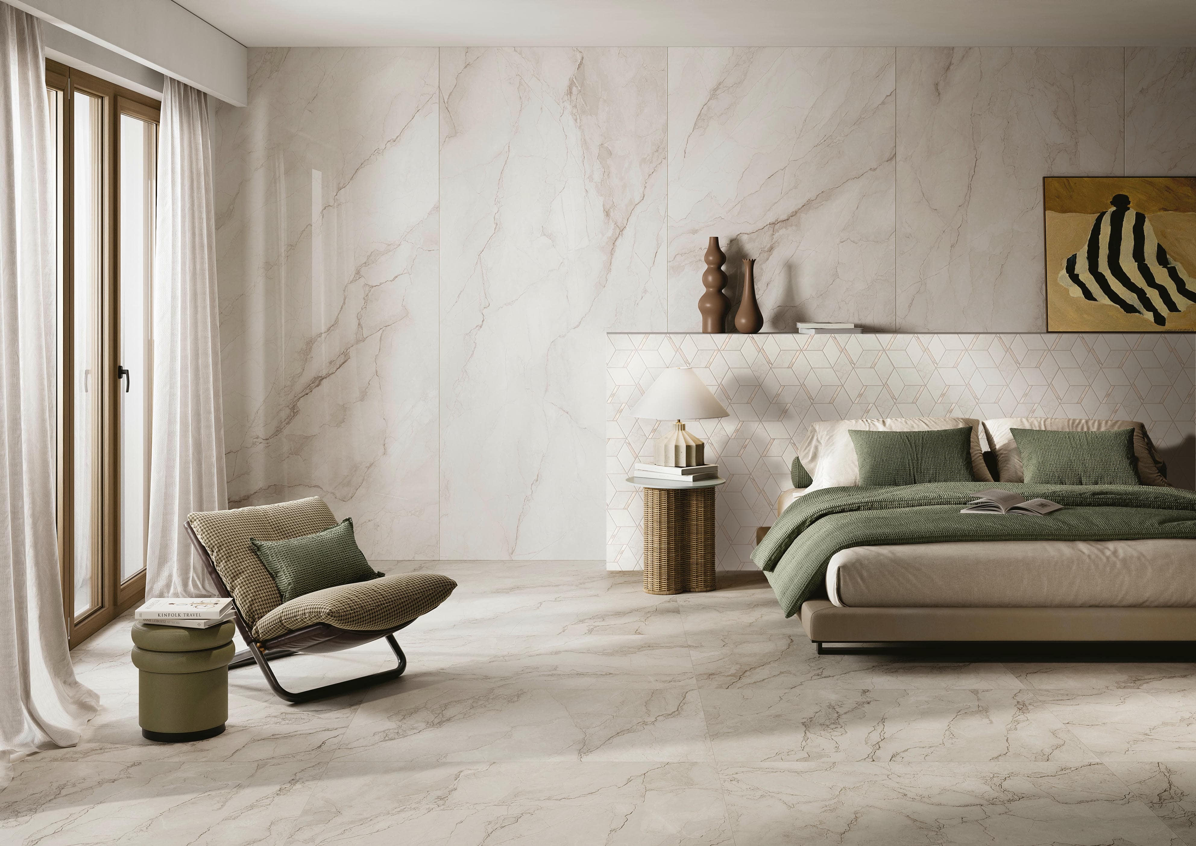 Bodenfliese BOLGHERI STONE white 60x120 (Lap)