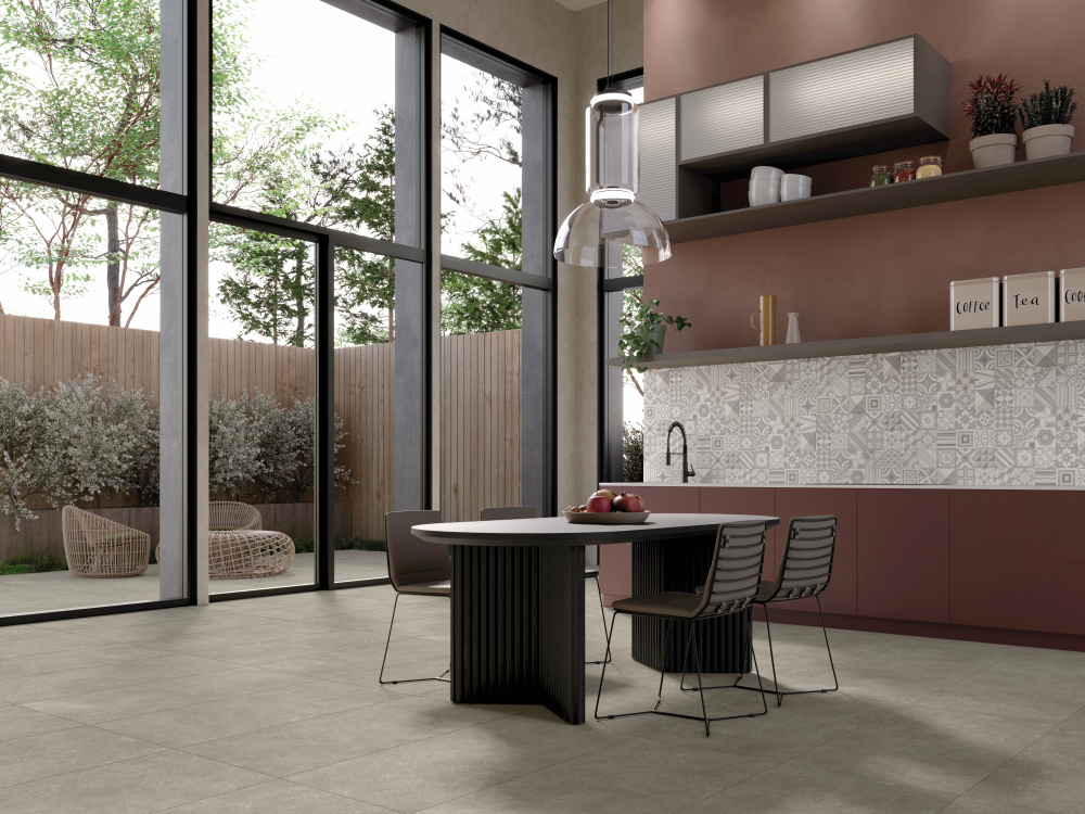Bodenfliese BLOK grey 80x80