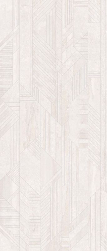 linear tangram white